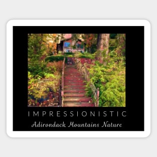 Adirondack Mountains Nature Design Magnet